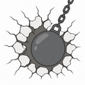 Wreaking Ball Charm