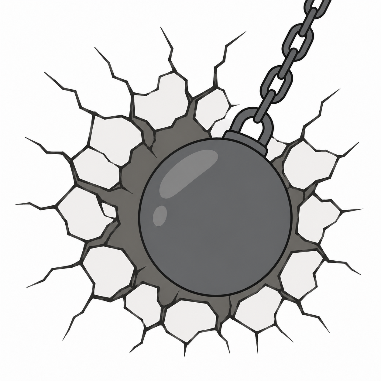 Wreaking Ball Charm